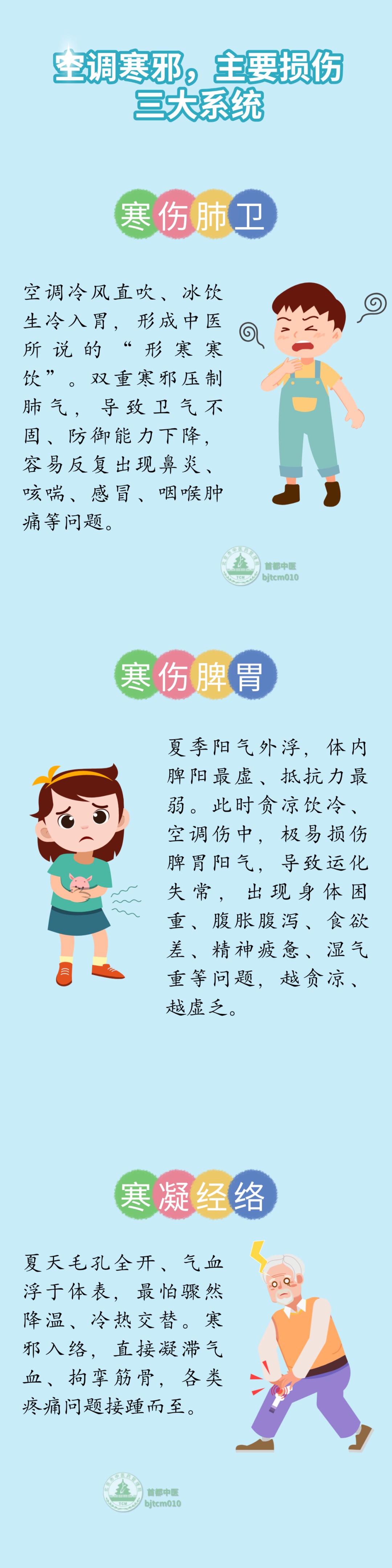 夏天吹空调,3个部位最易“中招”!中医提醒:空调这样吹,秋冬少生病 夏天吹空调,3个部位最易“中招”!中医提醒:空调这样吹,秋冬少生病