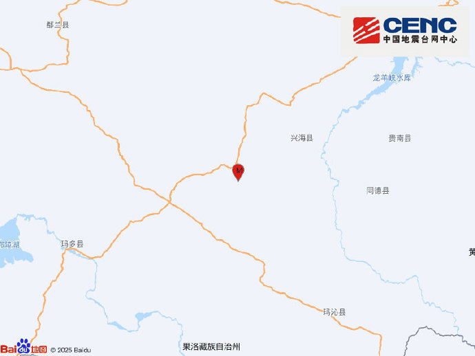 青海海南州兴海县发生4.8级地震 青海海南州兴海县发生4.8级地震