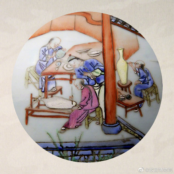看！故宫藏品里画了景德镇