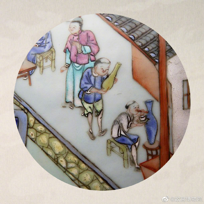 看！故宫藏品里画了景德镇
