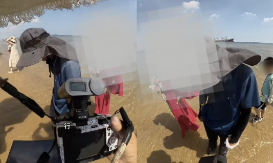 “你拍我就挡”,一网红海滩有人阻拦摄影师拍照,镇政府回应 “你拍我就挡”,一网红海滩有人阻拦摄影师拍照,镇政府回应