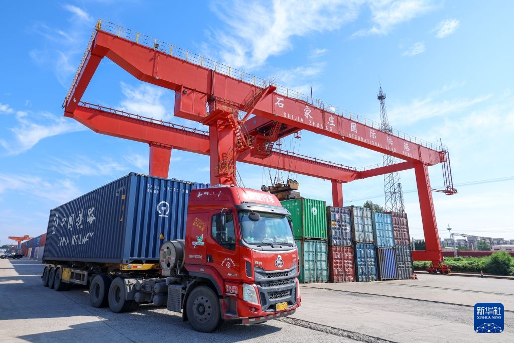 石家庄国际陆港今年上半年开行中欧(亚)班列同比增长42.06% 石家庄国际陆港今年上半年开行中欧(亚)班列同比增长42.06%