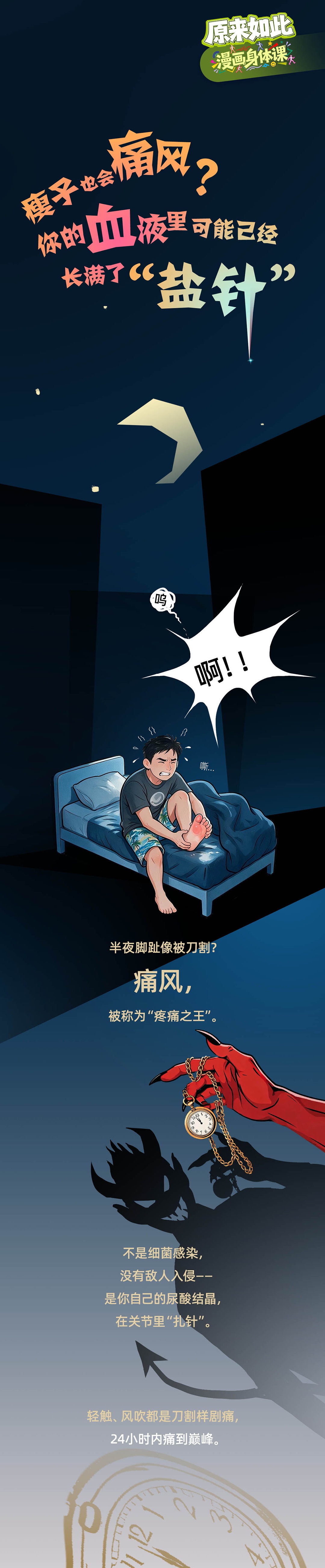 瘦子也会痛风？你的血液里可能已经长满了“盐针”