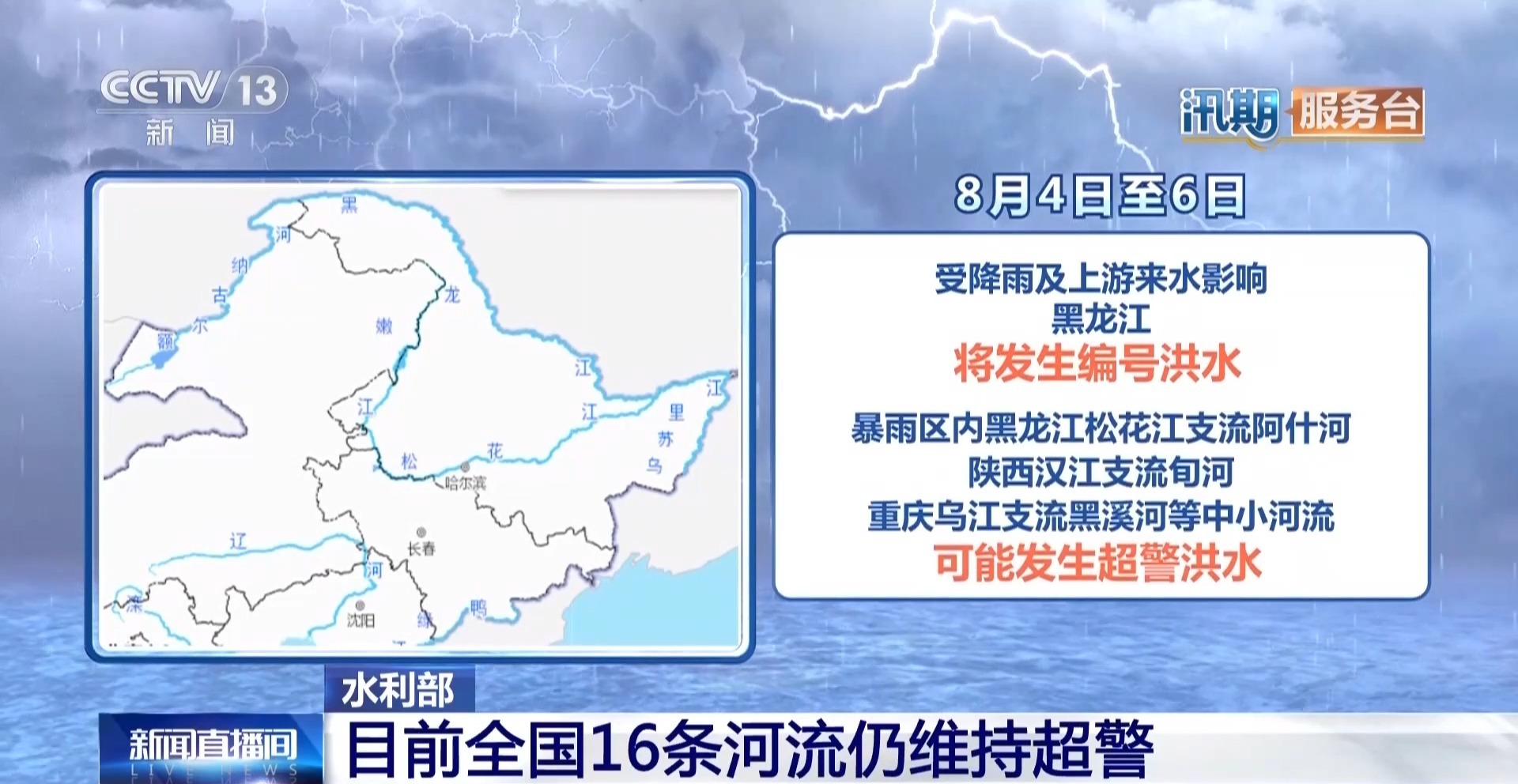 水利部：目前全国16条河流仍维持超警