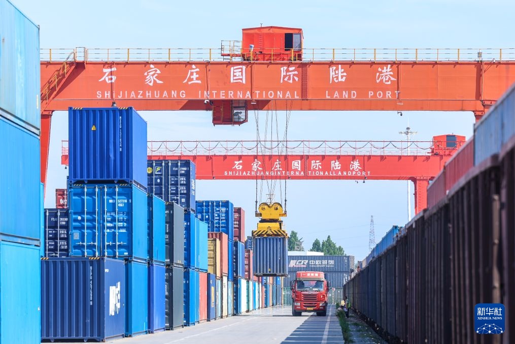 石家庄国际陆港今年上半年开行中欧(亚)班列同比增长42.06% 石家庄国际陆港今年上半年开行中欧(亚)班列同比增长42.06%