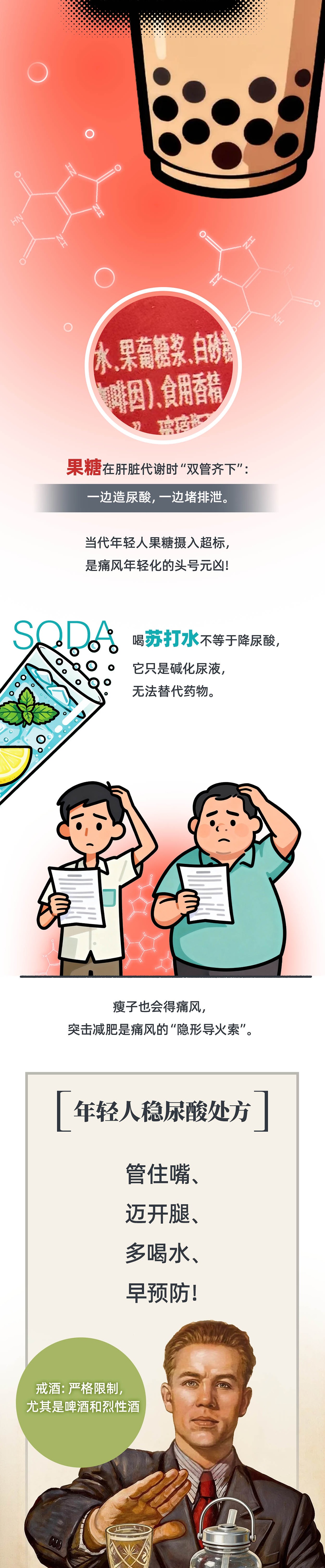瘦子也会痛风？你的血液里可能已经长满了“盐针”
