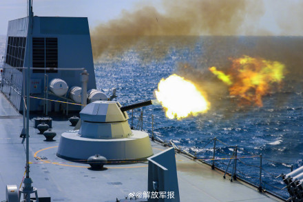 舰艇编队，海上练兵