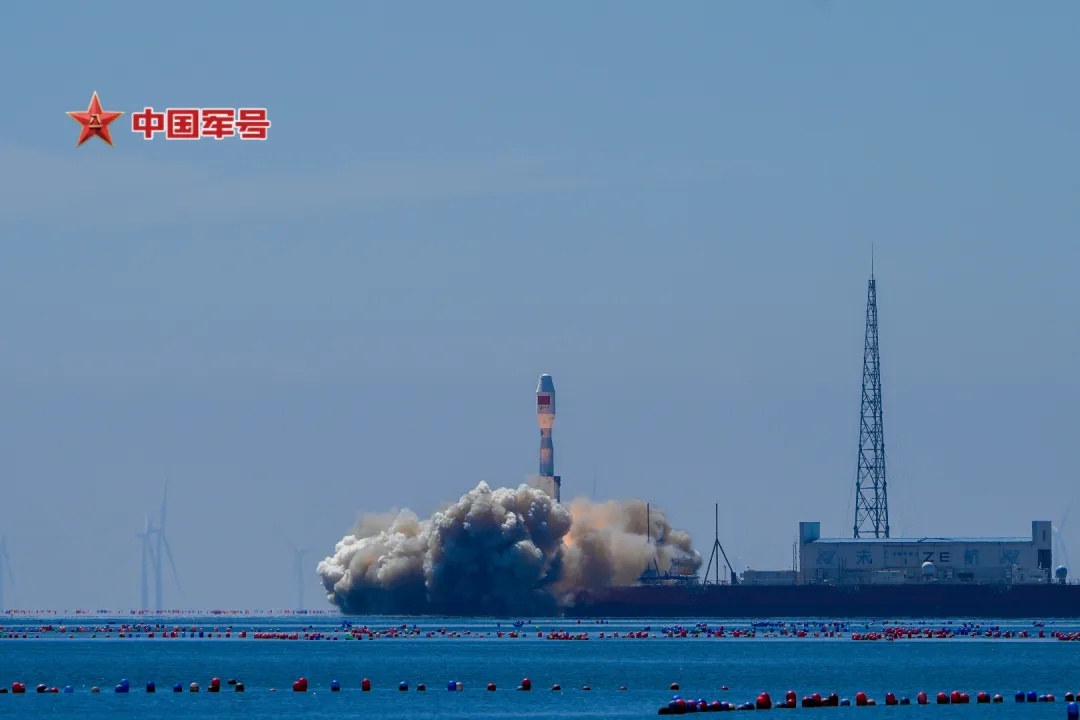 祝贺!我国成功在海上发射一箭双星 祝贺!我国成功在海上发射一箭双星