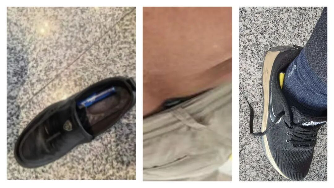 鞋底、腰后、脚踝……为了藏个打火机,这届“老烟枪”拼了!结果全被拦下 鞋底、腰后、脚踝……为了藏个打火机,这届“老烟枪”拼了!结果全被拦下