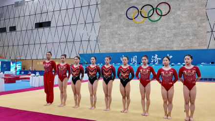 国家体操队举行亚运会世锦赛选拔测验 国家体操队举行亚运会世锦赛选拔测验