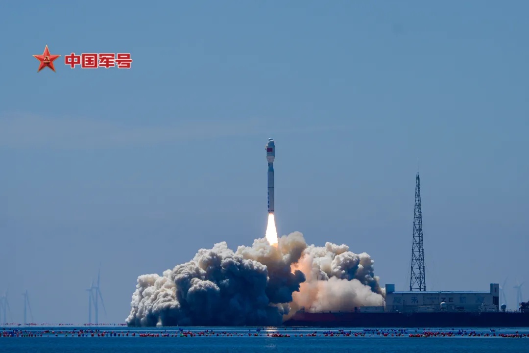 祝贺!我国成功在海上发射一箭双星 祝贺!我国成功在海上发射一箭双星