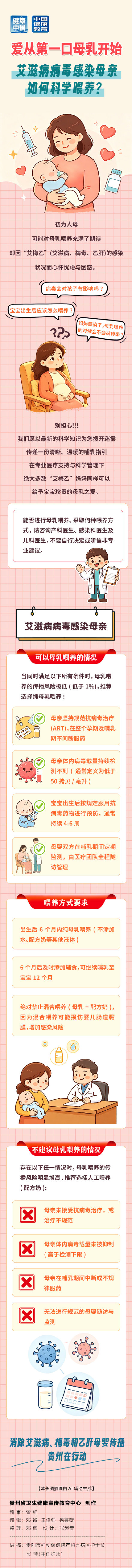 爱从第一口母乳开始 &nbsp;艾滋病病毒感染母亲如何科学喂养？