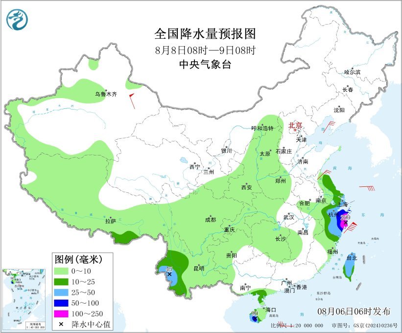 黑龙江贵州云南海南等地有分散性强降水 黑龙江贵州云南海南等地有分散性强降水