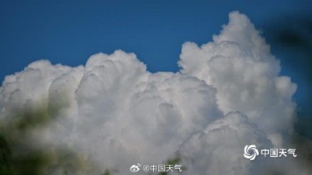 北京今日天空有个“显眼包” 浓积云强势抢镜