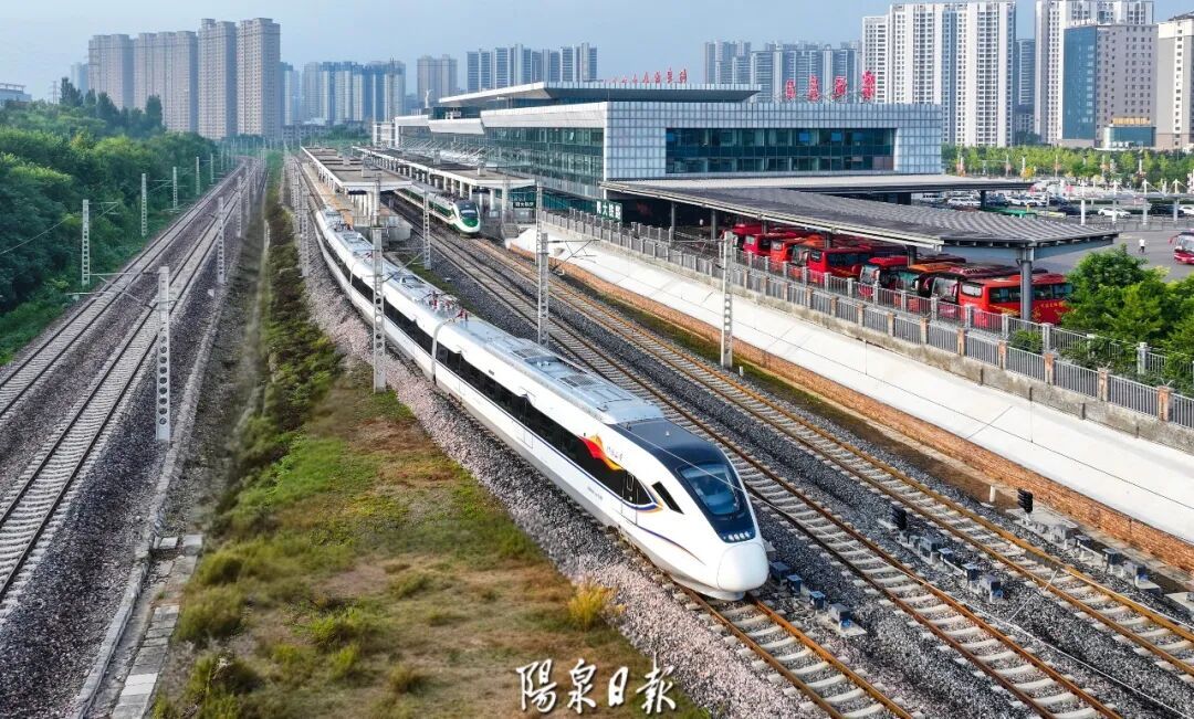 阳泉东至太原南动车组列车首发 阳泉东至太原南动车组列车首发