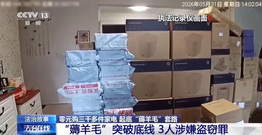 难以置信,女子利用平台漏洞“薅”走3000多件家电 难以置信,女子利用平台漏洞“薅”走3000多件家电
