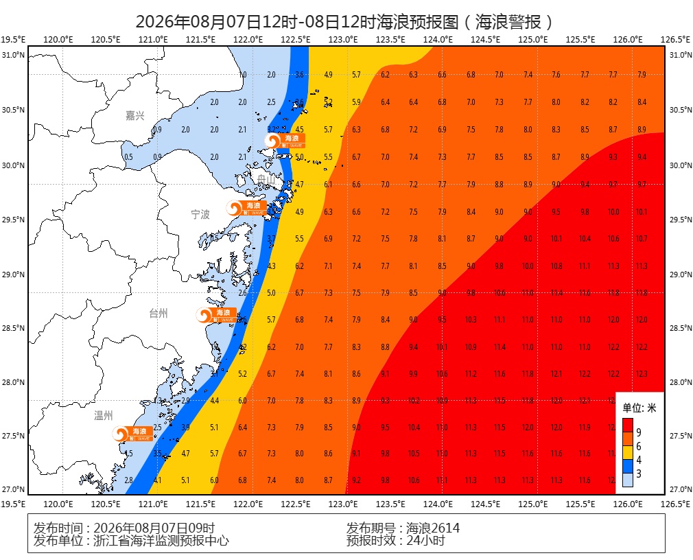 浙江提升防台风应急响应至Ⅲ级！受台风“白海豚”影响，8-11日将有强风暴雨