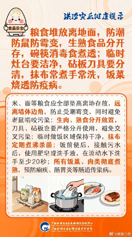 洪涝灾后防疫科普 | 水患后重视食品安全