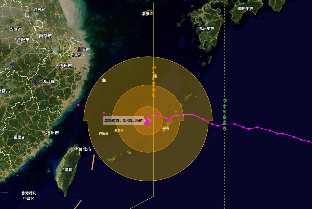 台风“白海豚”正在影响江苏，并将持续到13日，带来暴雨、大风和降温