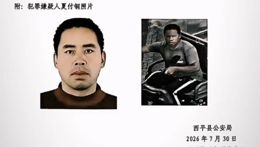 河南西平县重大刑事案嫌疑人夏付钢已被抓获，在距离西平十几公里外的一片玉米地里被抓