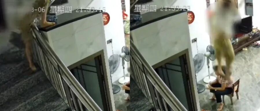 男童模仿奥特曼从高处跳下,致双脚跟骨折,家中监控拍下全程 男童模仿奥特曼从高处跳下,致双脚跟骨折,家中监控拍下全程