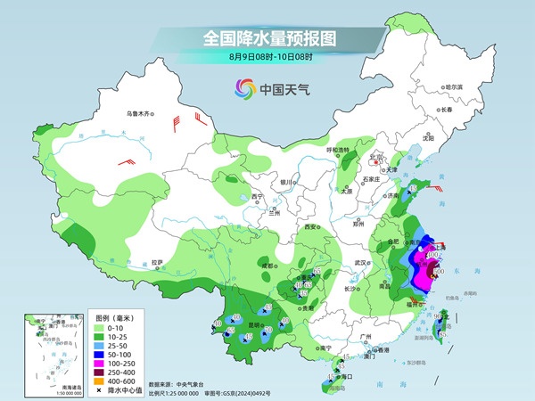 台风“白海豚”未来三天强降雨影响7省市 浙江上海等地位于台风危险半圆