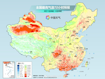 中东部大部闷热感缓解 华南多地高温盘踞