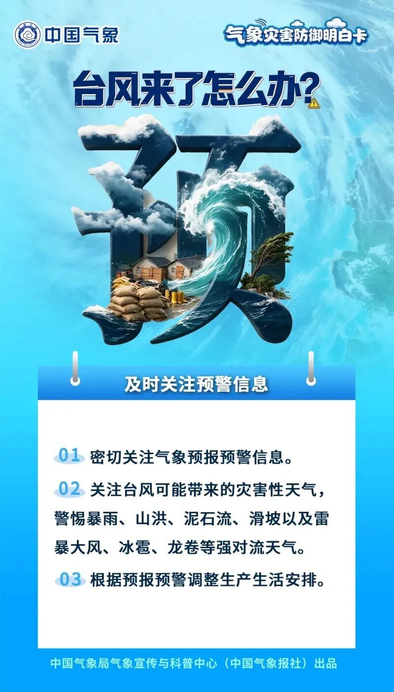 “白海豚”最新路径公布，中央气象台连发三预警→