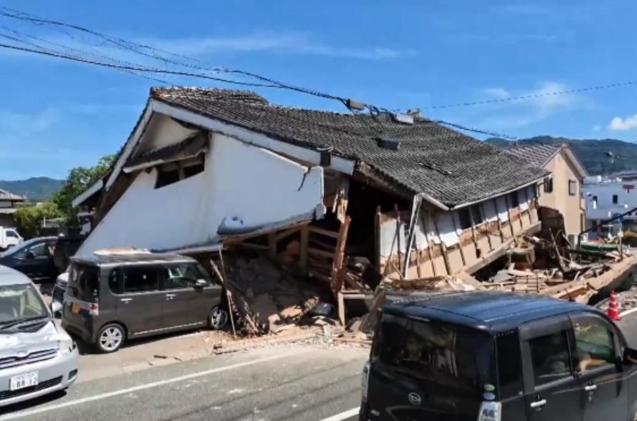 日本熊本县强震后已发生有感地震591次 日本熊本县强震后已发生有感地震591次