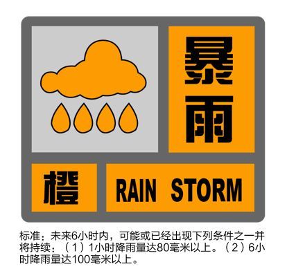 上海中心城区暴雨预警由黄变橙,请注意防范 上海中心城区暴雨预警由黄变橙,请注意防范