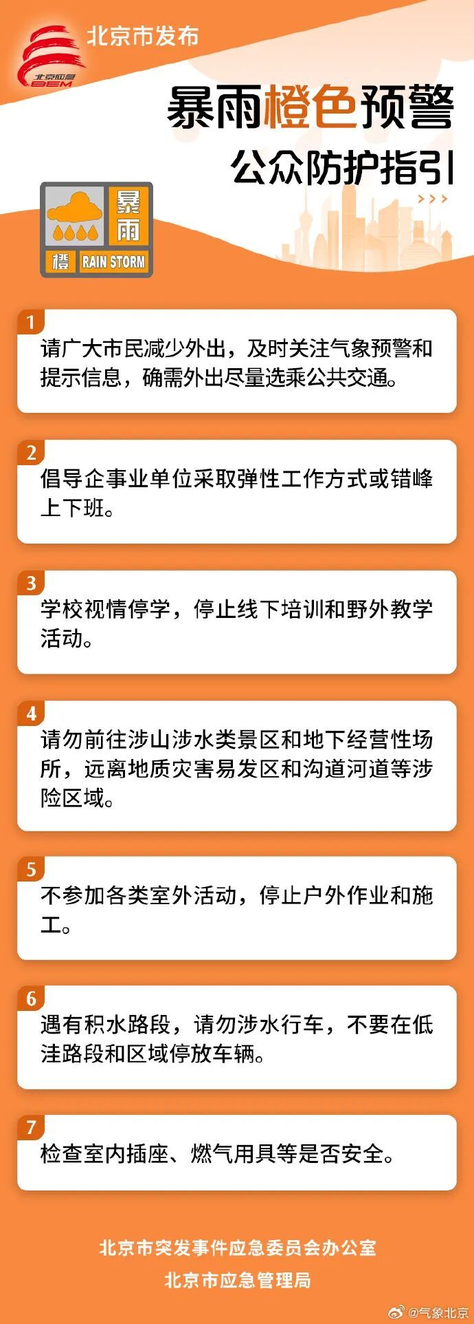 暴雨、大暴雨!北京发布预警,拟于11日上午启动全市防汛二级应急响应 暴雨、大暴雨!北京发布预警,拟于11日上午启动全市防汛二级应急响应