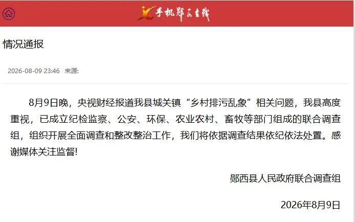 央视曝光后，多地成立调查组