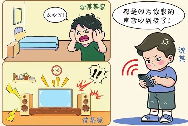 认为楼上制造噪音,楼下邻居用音响反制,合法吗? 认为楼上制造噪音,楼下邻居用音响反制,合法吗?