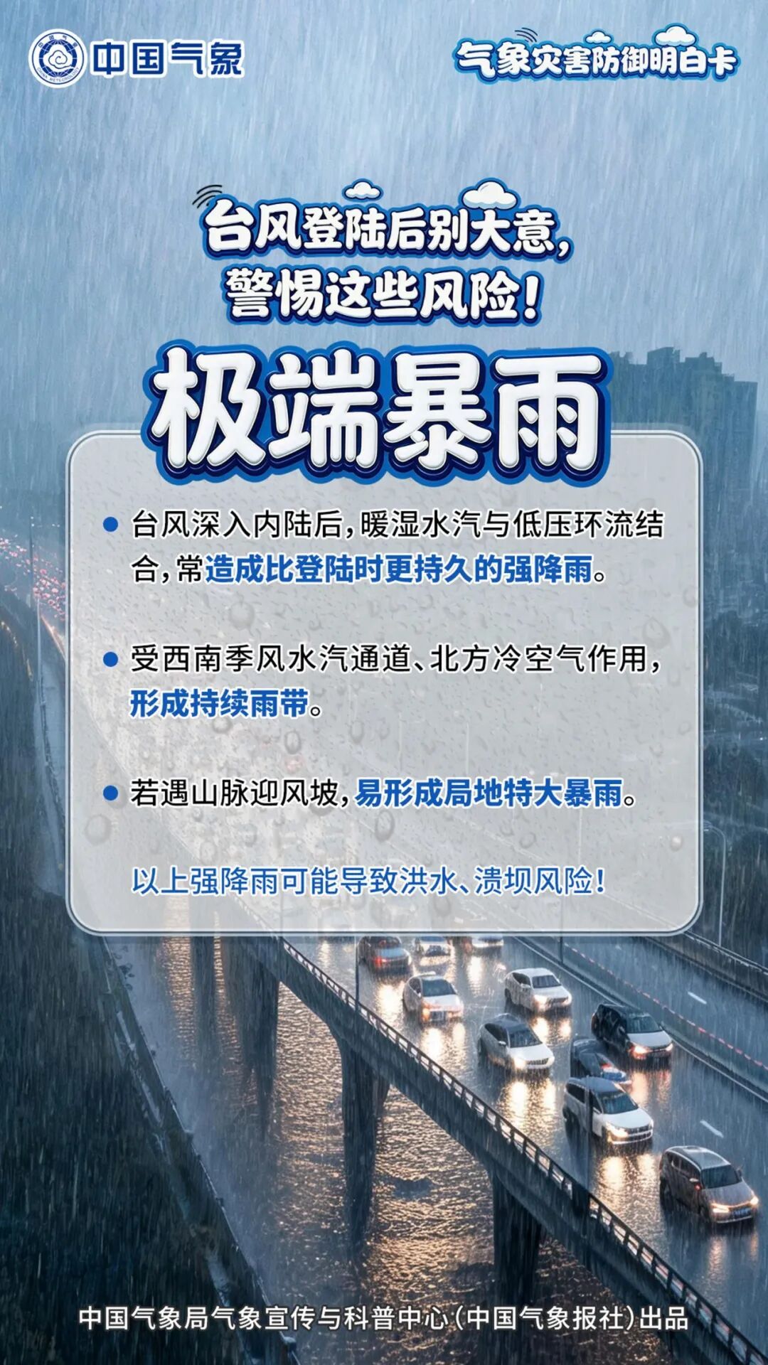 台风登陆后别大意，警惕这些风险！