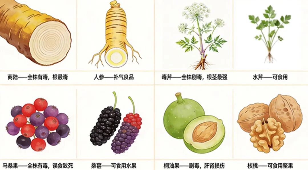 有人吃进ICU！餐桌上的“致命双胞胎”，你能分清吗？