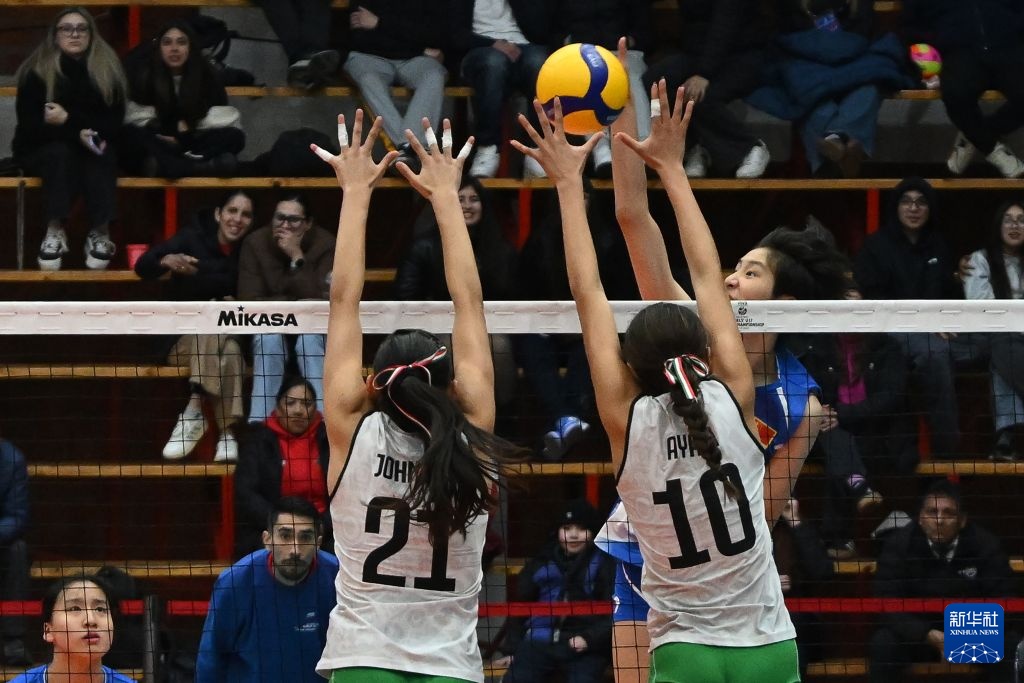 U17女排世锦赛小组赛：中国队胜墨西哥队