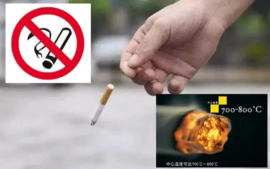 小烟头,大隐患!消防安全就在“弹指间” 小烟头,大隐患!消防安全就在“弹指间”