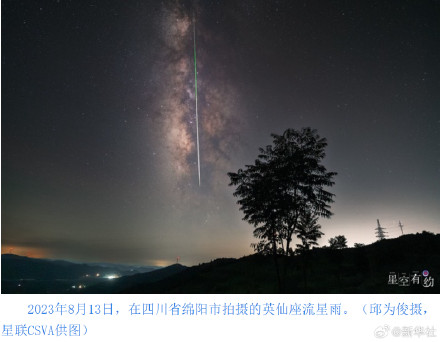 天文爱好者别错过~英仙座流星雨近日将迎来极大观测条件佳