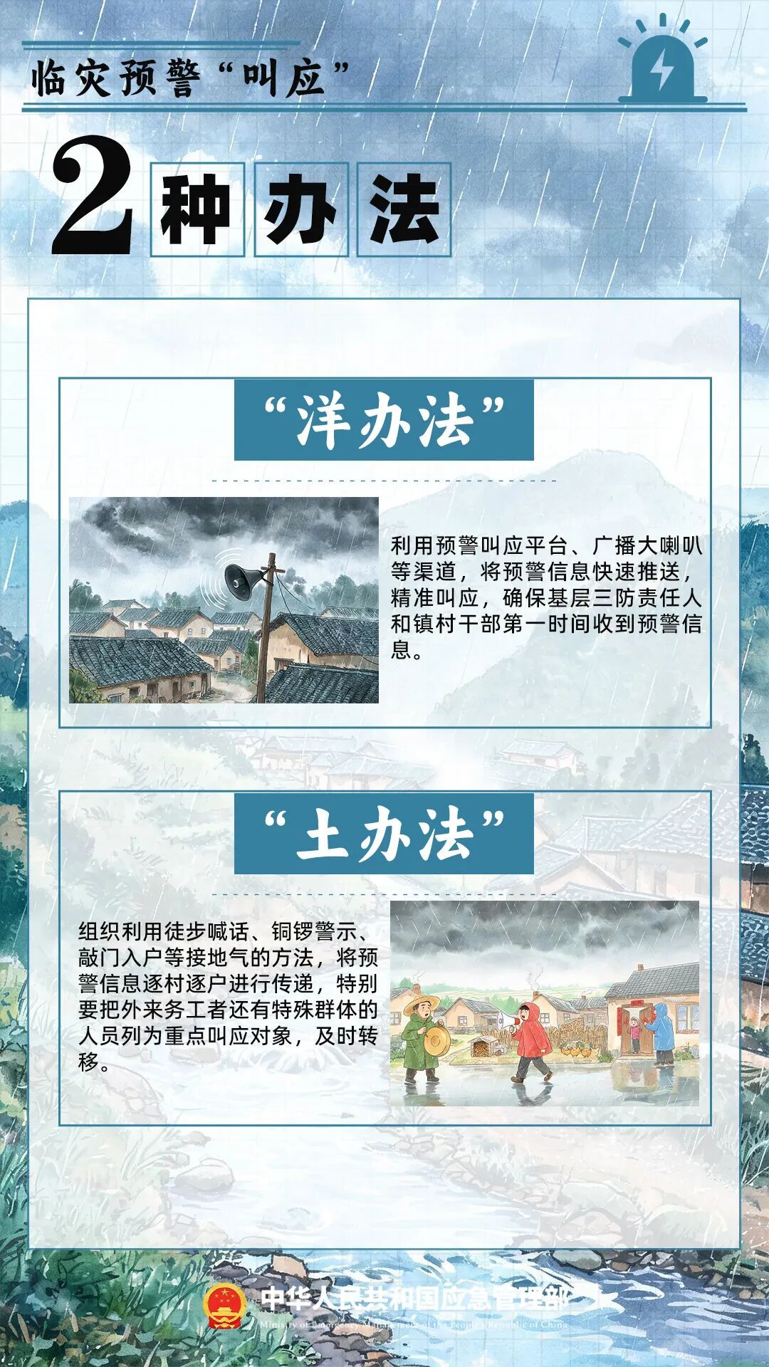 主汛期，防灾避险记住“54321” ！