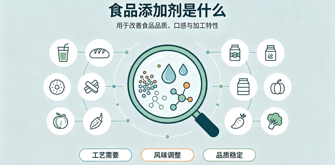 为什么加工食品要使用食品添加剂？这份合规使用指南请收好→