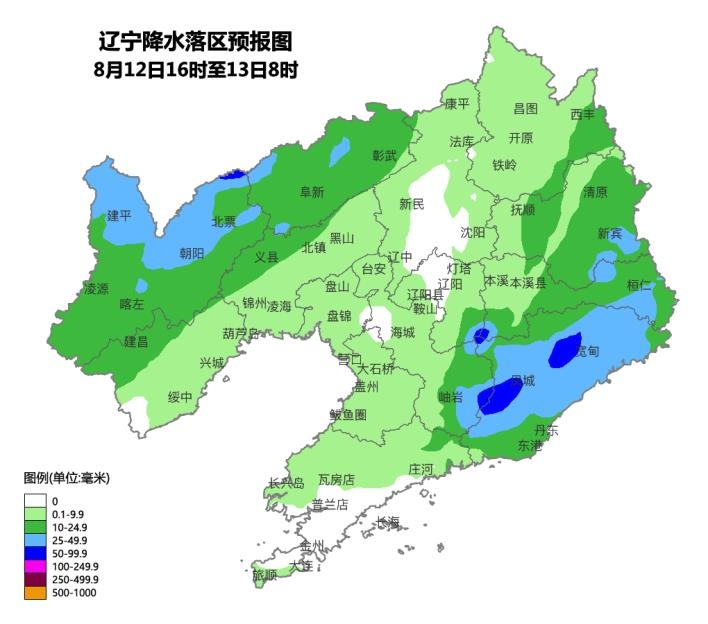 今夜起强对流上线!辽宁局部有中雨 今夜起强对流上线!辽宁局部有中雨