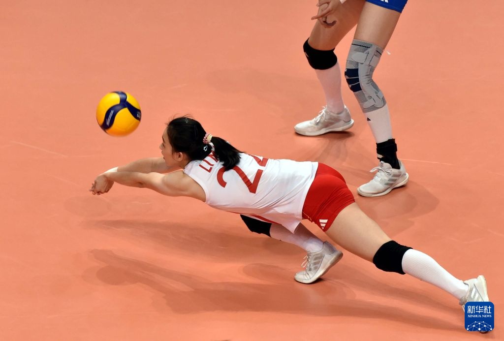 亚洲东区女子排球锦标赛：中国队胜日本队