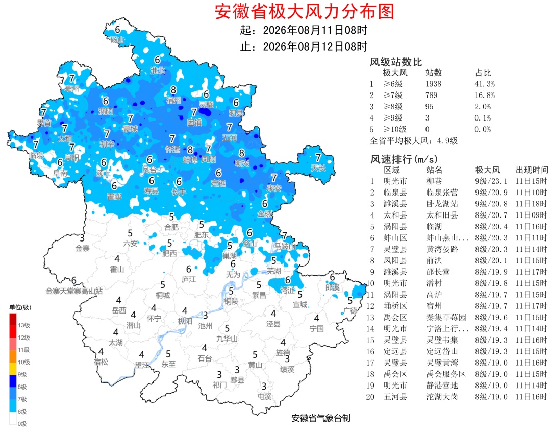 受“白海豚”残涡影响 未来三天安徽省仍有强降水 受“白海豚”残涡影响 未来三天安徽省仍有强降水