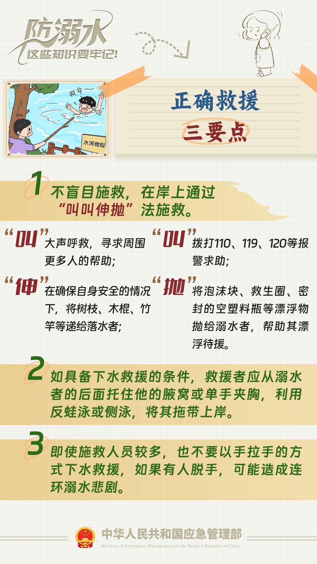 夏日防溺水 这份安全指南请收好→ 夏日防溺水 这份安全指南请收好→