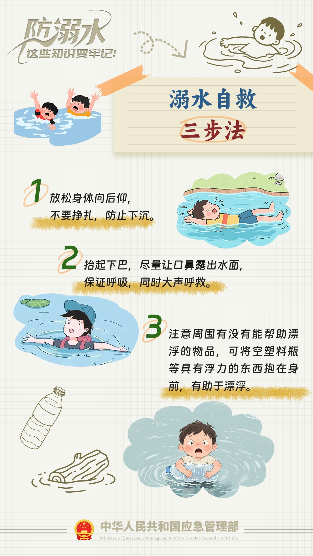 夏日防溺水 这份安全指南请收好→ 夏日防溺水 这份安全指南请收好→
