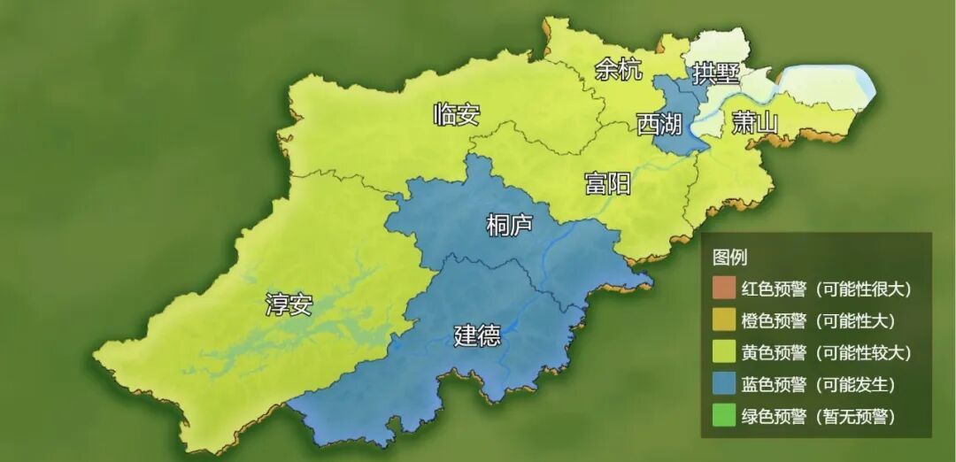 短时暴雨！7～9级雷雨大风！杭州的雨还要持续
