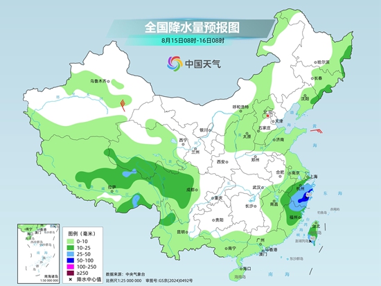 江淮江南华南多分散性强降雨 中东部暑热缓解四川新疆高温持续 江淮江南华南多分散性强降雨 中东部暑热缓解四川新疆高温持续