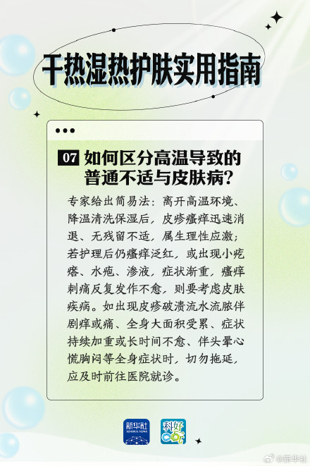 这份高温护肤指南请收好 这份高温护肤指南请收好