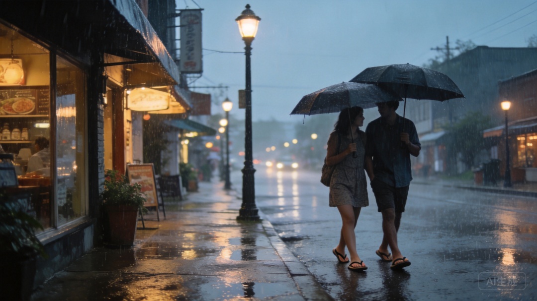 下雨天,别穿拖鞋蹚水! 下雨天,别穿拖鞋蹚水!