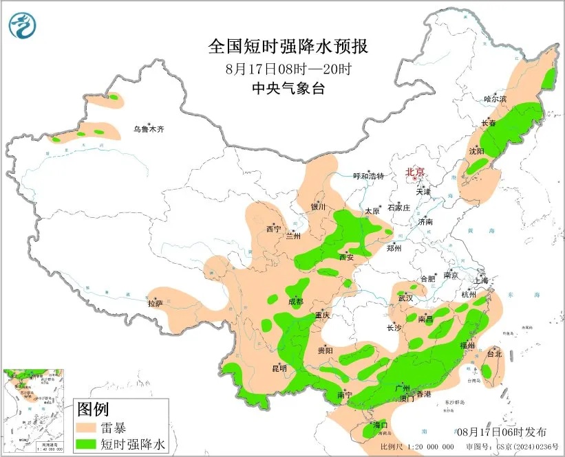 暴雨、冰雹、雷暴大风，马上到湖北